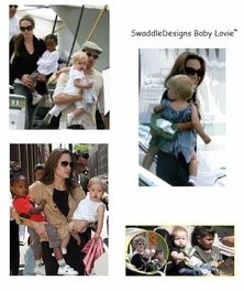 Анжелина Джоли и Swaddle Designs