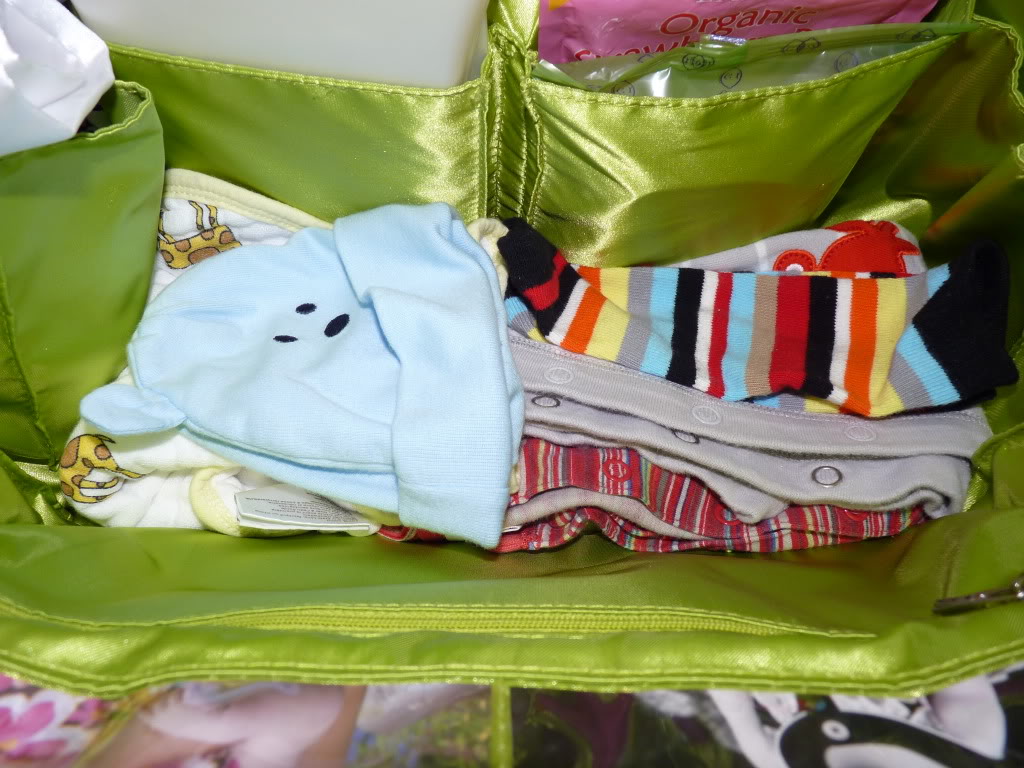 укладка в сумку для мамы